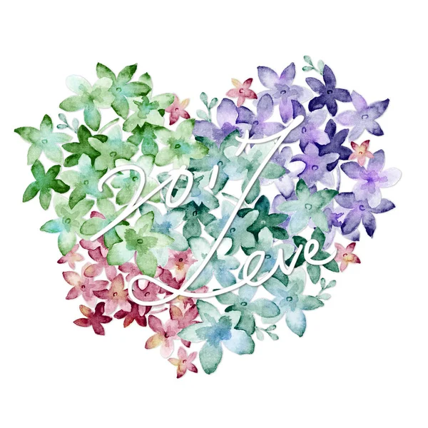 Aquarell-Illustration Blumen — Stockfoto