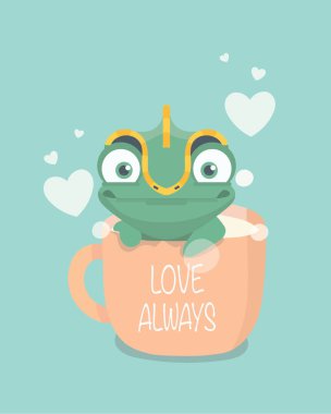  Sevgililer günü kartları ve sevimli komik hayvanlar..