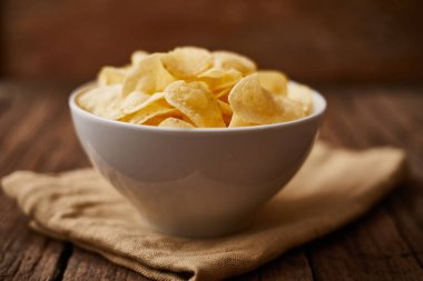 Gevrek lezzetli patates cipsi lezzetli aperatif mola