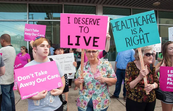 McConnell protesto 011 — Stok fotoğraf