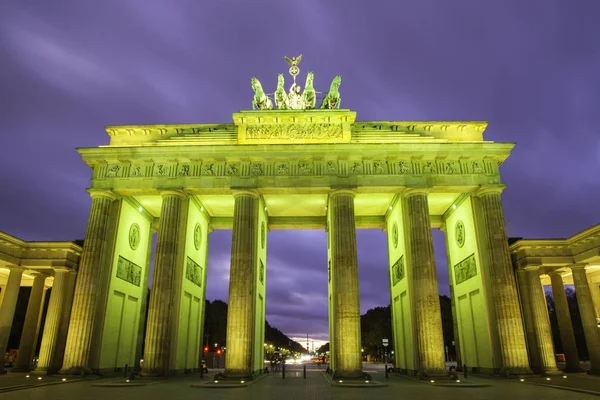 Бранденбургские Ворота Brandenburger Tor Берлине Закате — стоковое фото