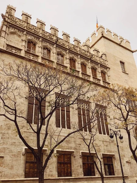 Стародавній Будинок Валенсія Іспанія — стокове фото