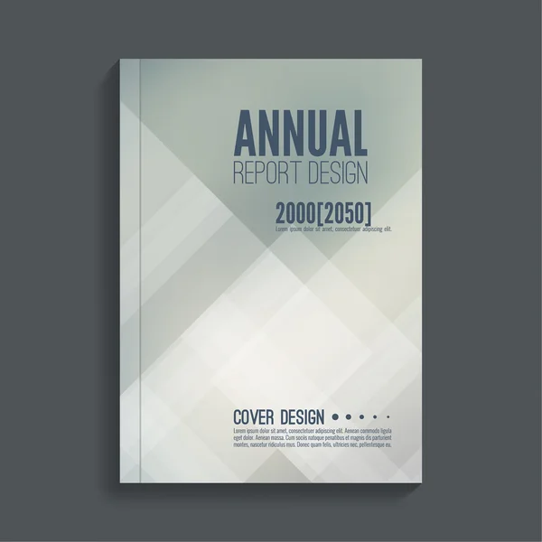 Brožura výroční zpráva. — Stockový vektor
