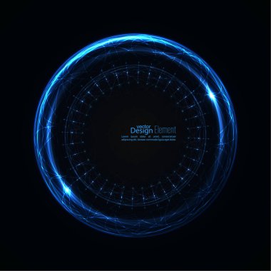 soyut techno arka plan.