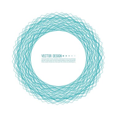 Kesişen şekilleri ile arka plan.