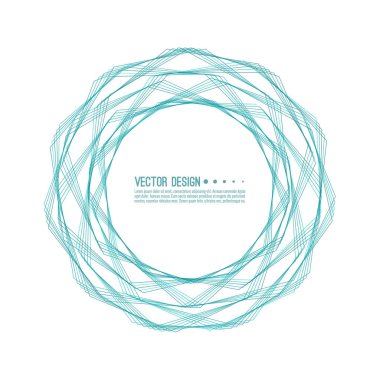 Kesişen şekilleri ile arka plan.