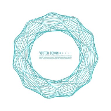 Kesişen şekilleri ile arka plan.