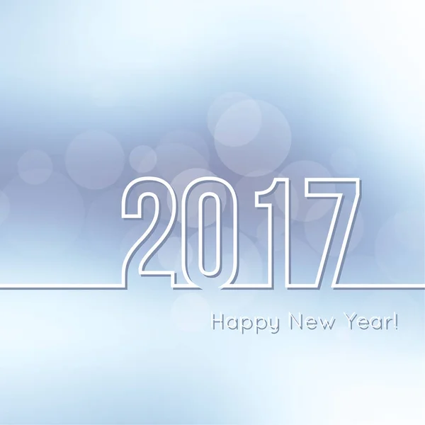 Feliz ano novo 2017. — Vetor de Stock
