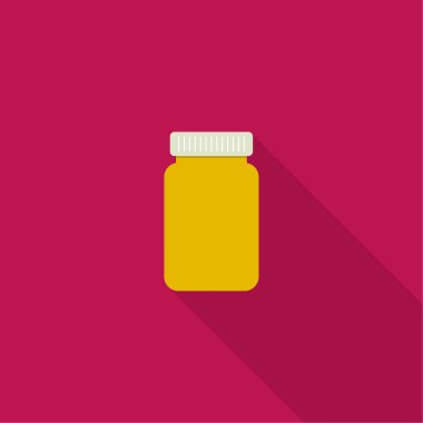 Hap şişesi kapsüller için.