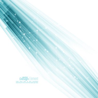 Mavi çizgili soyut arkaplan.