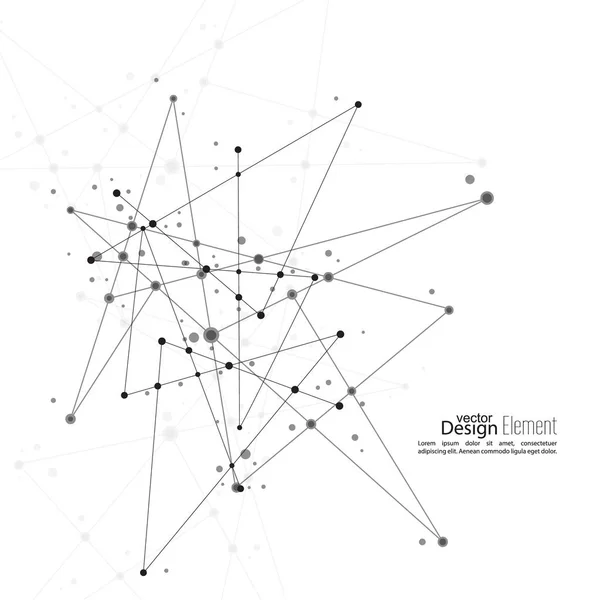 Fondo abstracto virtual — Archivo Imágenes Vectoriales