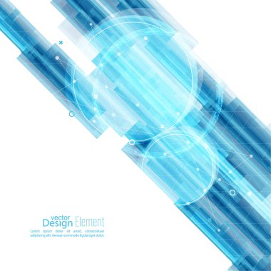 Mavi çizgili soyut arkaplan