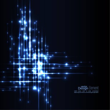 Parlak ışınları ile arka plan