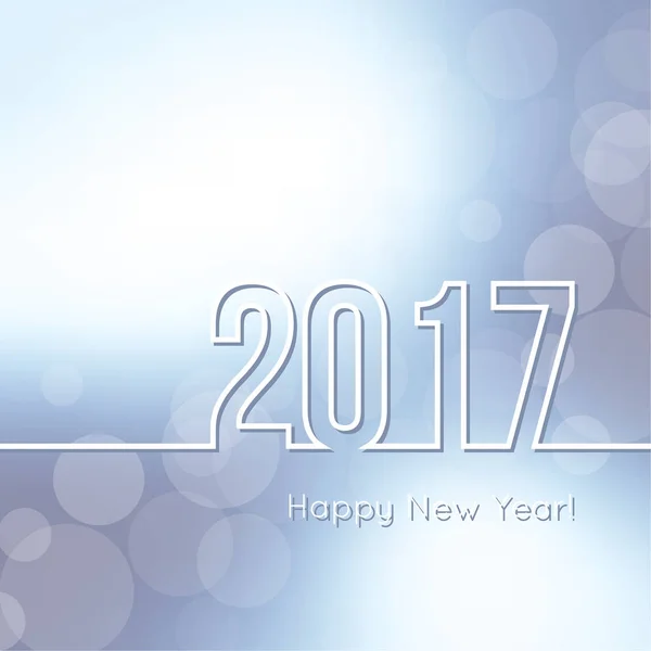 Felice anno nuovo 2017. — Vettoriale Stock