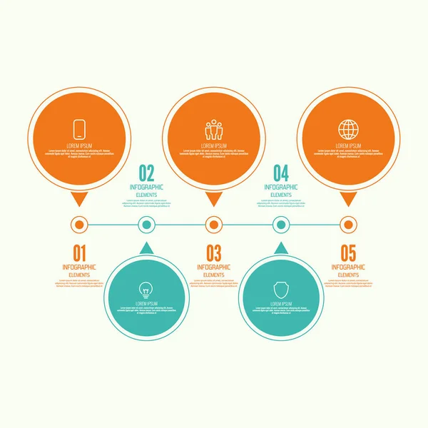 Gráfico comparativo com banner — Vetor de Stock