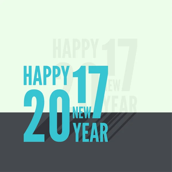 2017 Felice anno nuovo — Vettoriale Stock