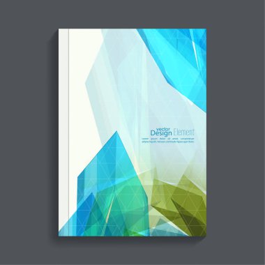 renkli kristaller ile Dergi kapağı