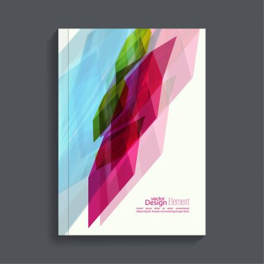 renkli kristaller ile Dergi kapağı