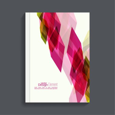 renkli kristaller ile Dergi kapağı