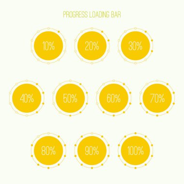 Yuvarlak yükleyici bar