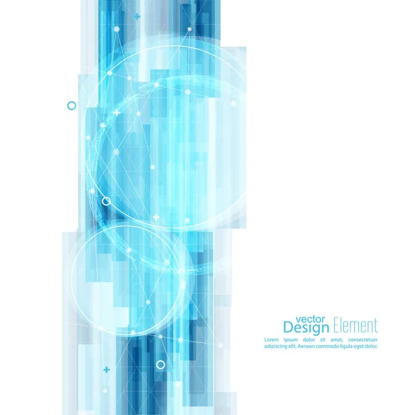 Fond abstrait à rayures bleues — Image vectorielle