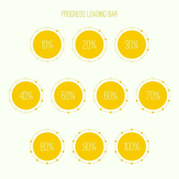 Barre de chargeur ronde — Image vectorielle