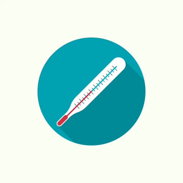 Tıbbi cıva termometresi — Stok Vektör