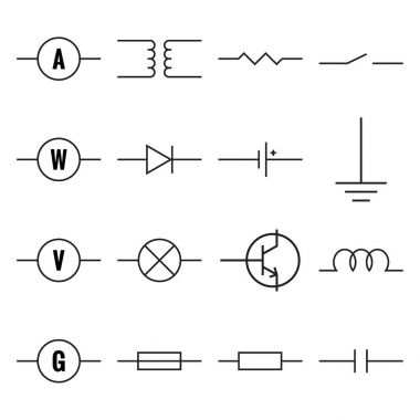 elektronik bileşenleri kümesi