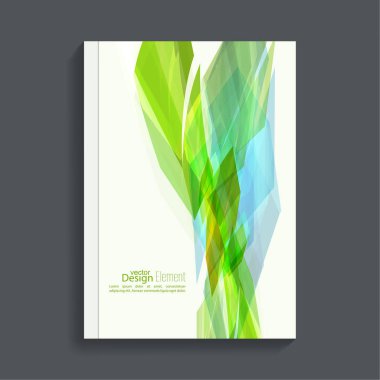 renkli kristaller ile Dergi kapağı