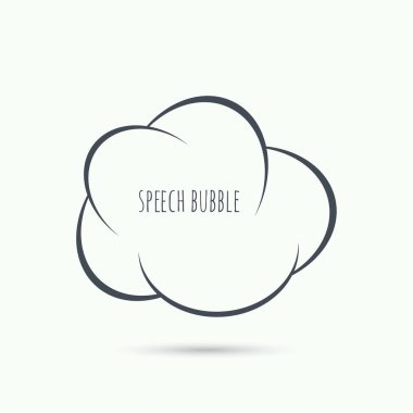 konuşma balonu simgesi.