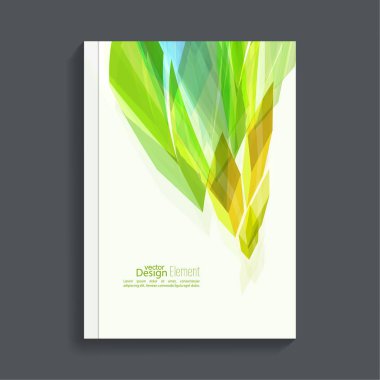 renkli kristaller ile Dergi kapağı