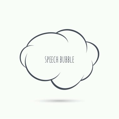 konuşma balonu simgesi.
