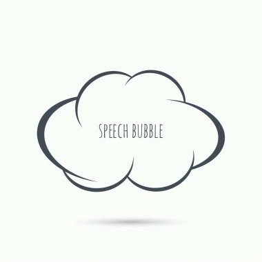 konuşma balonu simgesi.