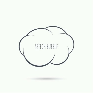 konuşma balonu simgesi.