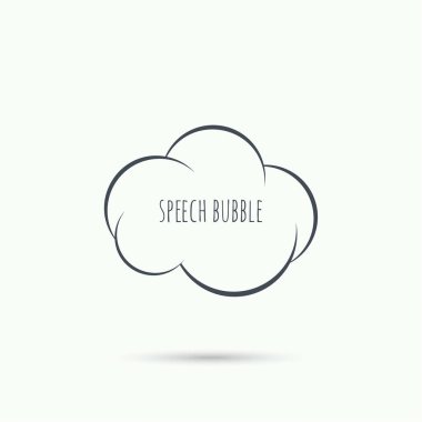 konuşma balonu simgesi.