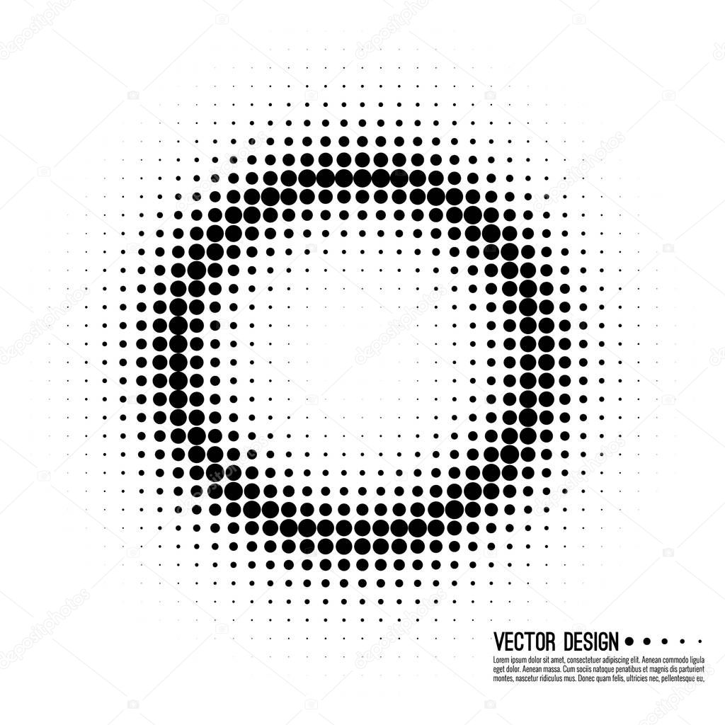 Halftone pattern vector