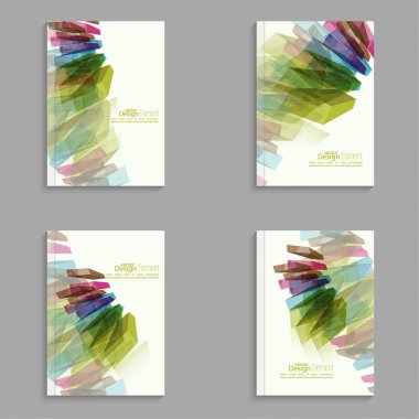 renkli kristaller ile Dergi kapağı