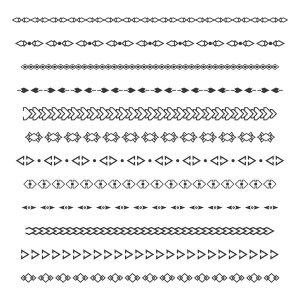 Dividers vector set isolated. — Stock Vector