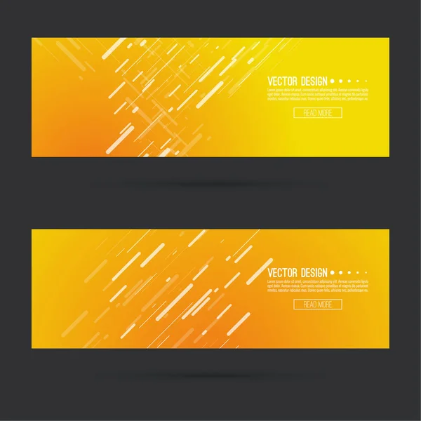 Abstract gold header. — Stock Vector