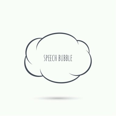 konuşma balonu simgesi.