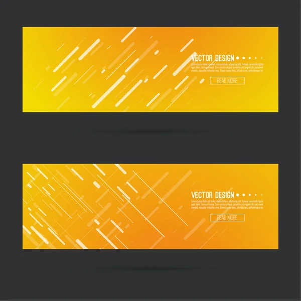 Abstract gold header. — Stock Vector