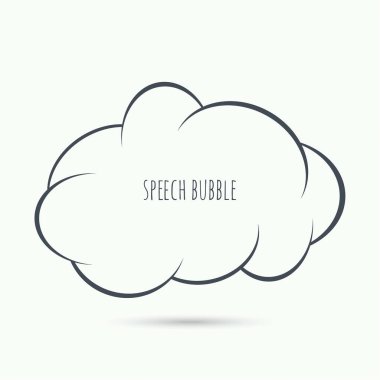 konuşma balonu simgesi.