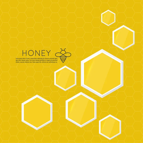 Vector ikonen honeycomb. — Stock vektor