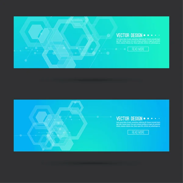 Futuristic vector header. — Stock Vector