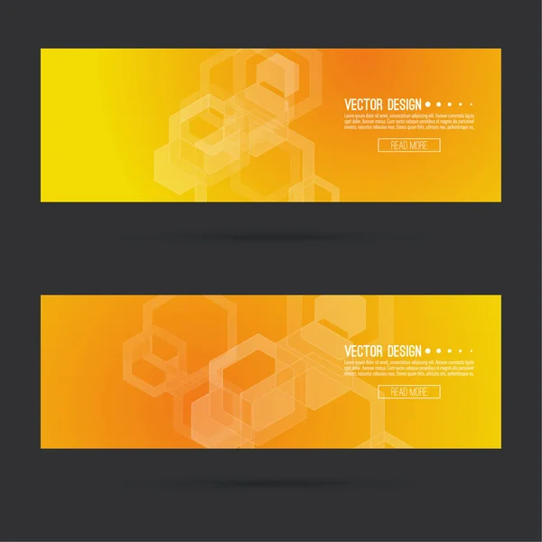 Futuristic vector header. — Stock Vector