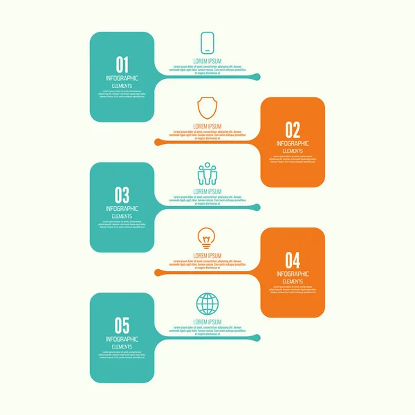 Gráfico comparativo com banner — Vetor de Stock