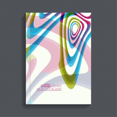 renkli kristaller ile Dergi kapağı