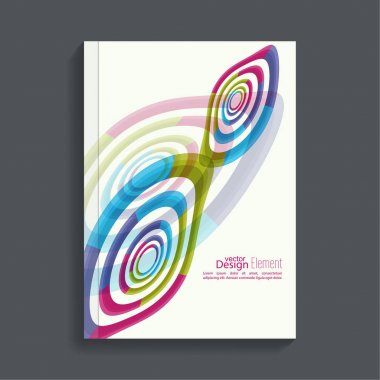 renkli kristaller ile Dergi kapağı