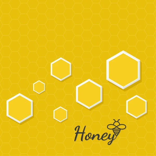 Vector icon honeycomb. — Stock Vector