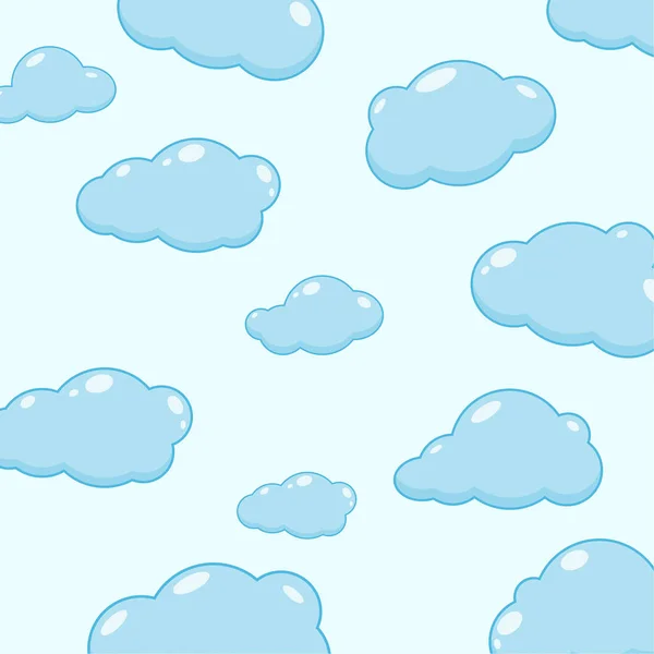 Icônes vectorielles Cloud . — Image vectorielle